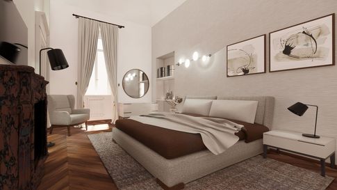 Camera da Letto in stile classico di 25 di Studio LABventinove