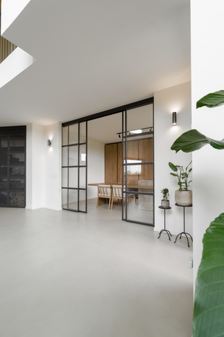 Open Space in stile soft industrial di 60 di Simona Fogalesi interior designer
