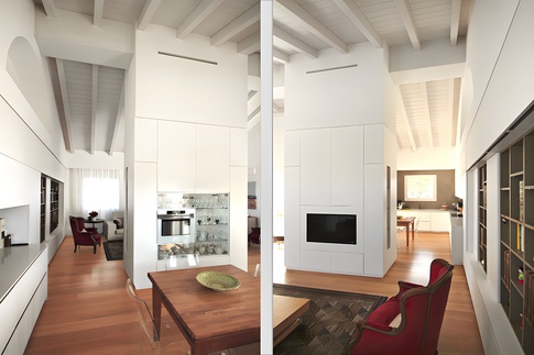 Soggiorno in stile contemporaneo di 6 di JFD Juri Favilli Design Soggiorno in stile contemporaneo di 6 di JFD Juri Favilli Design