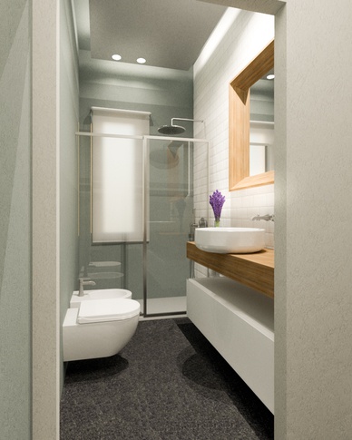 Bagno in stile contemporaneo di 4 di MICHELE VOLPI STUDIO INTERIOR DESIGN