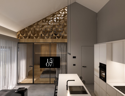 Open Space in stile moderno di 26 di 1507 Interior studio