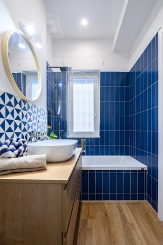 Bagno in stile mediterraneo di 4 di srv.architetti