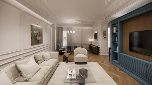 Sala da Pranzo in stile contemporaneo di 35 di Studio Gaetano Riccardelli