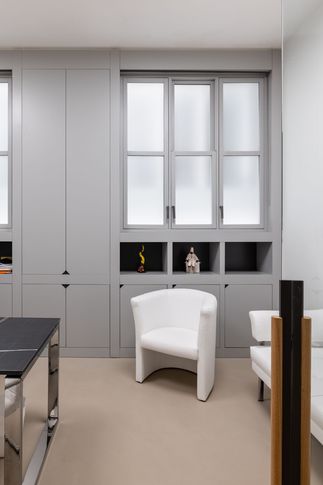 Studio in stile contemporaneo di 130 di Archifacturing - Sara Cimarelli & Giorgio Opolka architetti