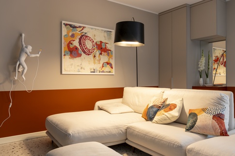 Soggiorno in stile contemporaneo di 32 di Studio MAC