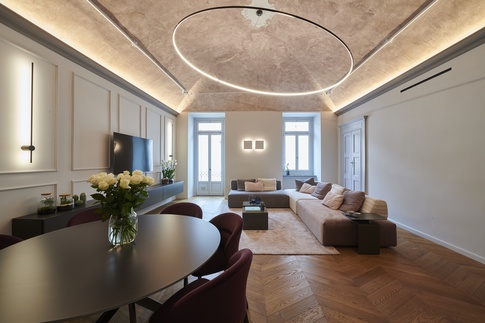 Open Space in stile contemporaneo di 60 di Carola Ribotta architetto