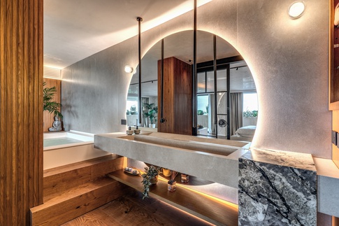 Camera da Letto in stile moderno di 90 di MOB Architects