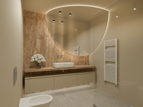Bagno in stile moderno di 5 di MICHELE VOLPI STUDIO INTERIOR DESIGN