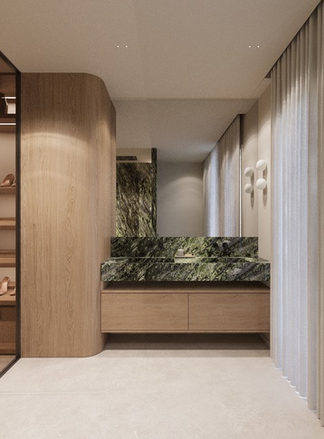 Camera da Letto in stile contemporaneo di 38 di EmmePi Architettura