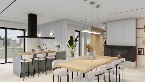 Open Space in stile soft industrial di 80 di MAMA design