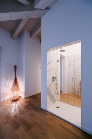 Camera da Letto in stile moderno di 20 di Christian Tezza Architetto