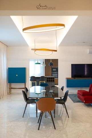 Soggiorno in stile contemporaneo di 30 di Anna Molisani interior designer