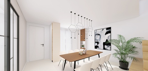 Open Space in stile contemporaneo di 47 di Studio Contemponareo
