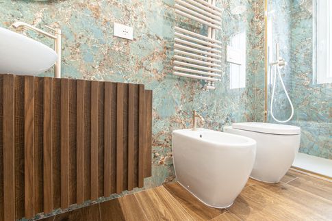 Bagno in stile classico di 10 di Salvatore Sito Interior Designer