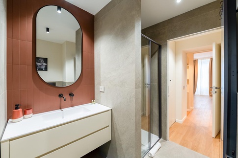 Bagno in stile contemporaneo di 6 di FCInteriorDesignStudio |