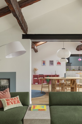 Open Space in stile scandinavo di 75 di Storie Design Studio