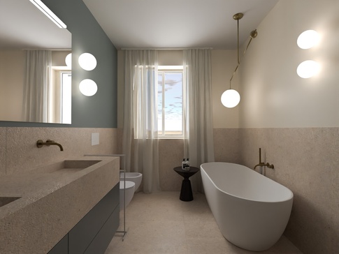 Bagno in stile contemporaneo di 10 di EasyRelooking srls Bagno in stile contemporaneo di 10 di EasyRelooking srls