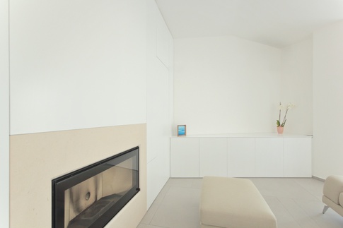 Open Space in stile contemporaneo di 40 di Paolo Basco Architetto Open Space in stile contemporaneo di 40 di Paolo Basco Architetto