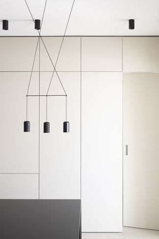 Open Space in stile contemporaneo di 40 di valeria ingrao architetto Open Space in stile contemporaneo di 40 di valeria ingrao architetto