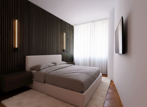 Camera da Letto in stile contemporaneo di 12 di Desearq studio - architettura e interior design