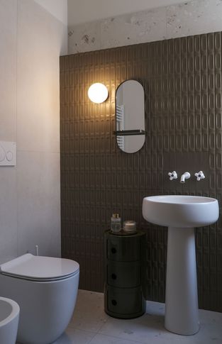 Bagno in stile contemporaneo di 5 di Michela Cordisco Studio