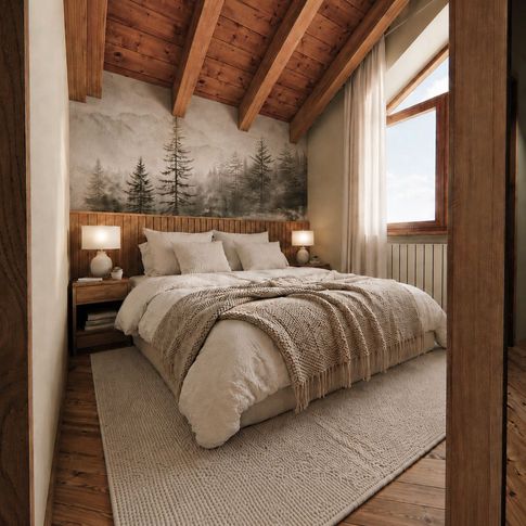 Camera da Letto in stile cottagecore di 15 di JFD Juri Favilli Design