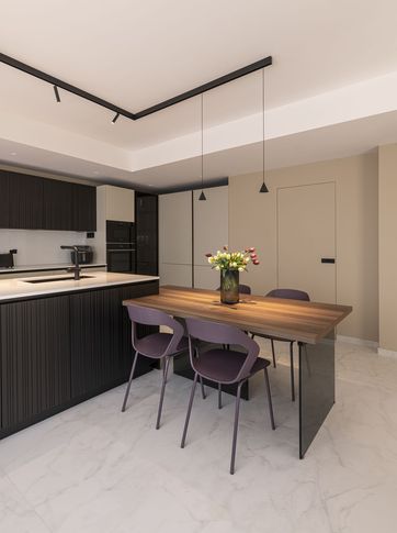 Cucina in stile contemporaneo di 30 di Diletta Villani Architetto Cucina in stile contemporaneo di 30 di Diletta Villani Architetto