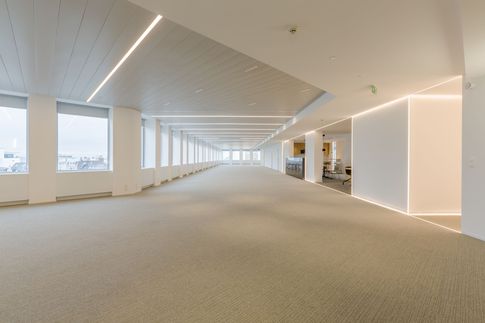 Open Space in stile contemporaneo di 1200 di Frame Farm - Architecture & Design