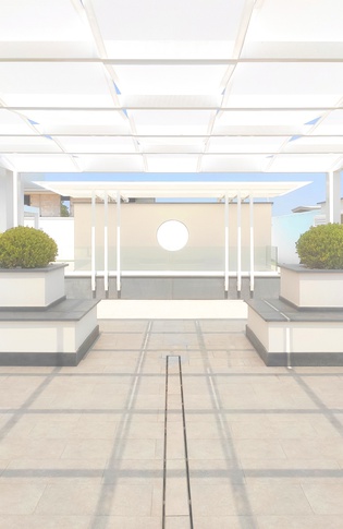 Giardino in stile contemporaneo di 500 di Arcangelo Primato Giardino in stile contemporaneo di 500 di Arcangelo Primato