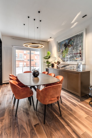 Soggiorno in stile contemporaneo di 20 di MOB Architects