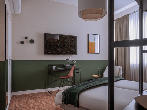 Camera da Letto in stile eclettico di 15 di Caterina Scamardella Architetto