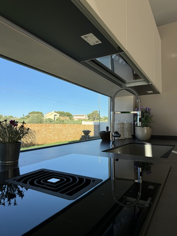 Cucina in stile contemporaneo di 20 di Giuseppe Palermo architetto (Soqquadro architetti)