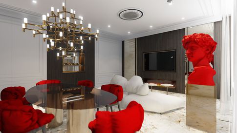 Soggiorno in stile classico di 20 di Salvatore Sito Interior Designer