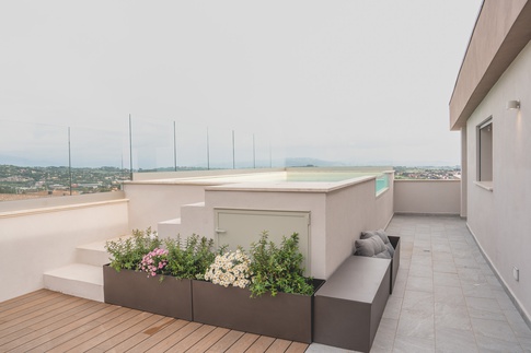 Piscina in stile contemporaneo di 20 di SMartSTUDIO