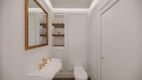 Bagno in stile contemporaneo di 2 di Studio Gaetano Riccardelli