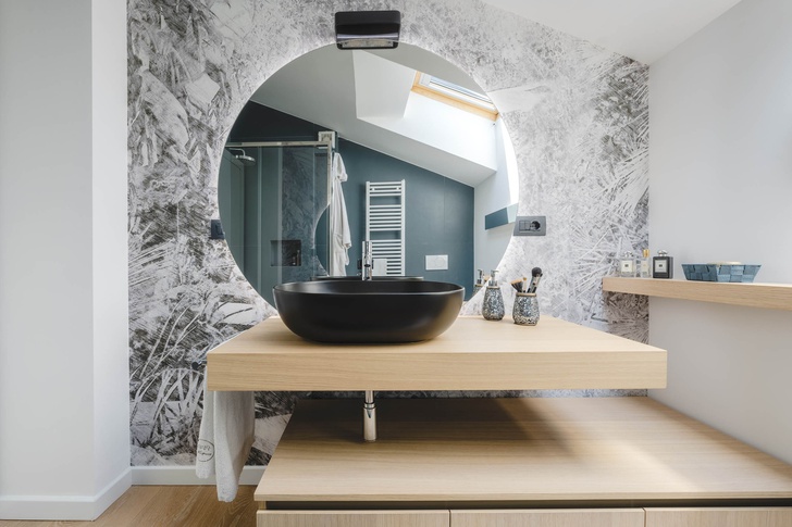Bagno in stile moderno di 5 di Annalisa Carli Architetto