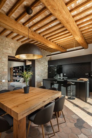 Cucina in stile contemporaneo di 18 di Nauraleverticale