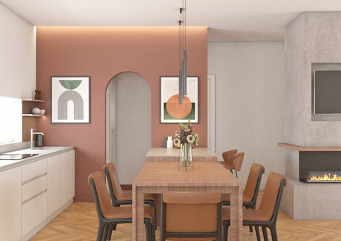 Open Space in stile moderno di 56 di Arcangelo Primato
