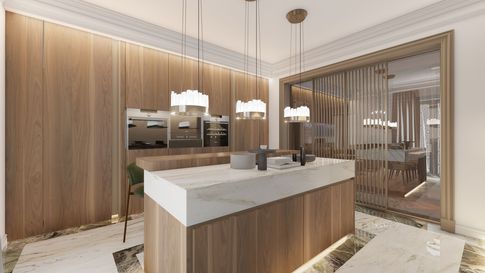 Open Space in stile contemporaneo di 20 di Salvatore Sito Interior Designer