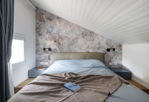 Camera da Letto in stile contemporaneo di 14 di Studio Dom