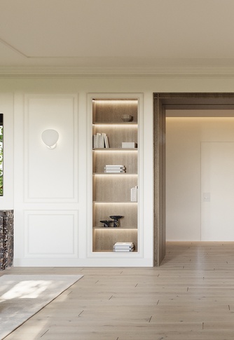 Ingresso in stile contemporaneo di 24 di EmmePi Architettura