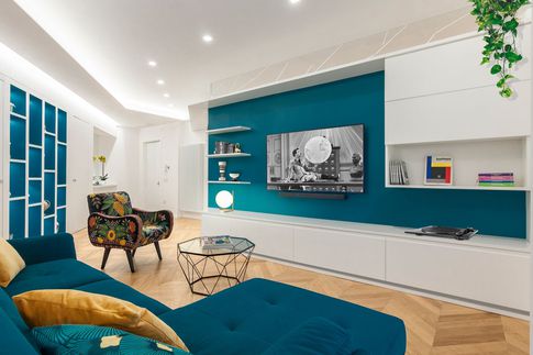 Open Space in stile eclettico di 55 di Pucciarelli Architetti Open Space in stile eclettico di 55 di Pucciarelli Architetti