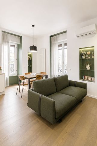 Open Space in stile contemporaneo di 35 di Desearq studio - architettura e interior design