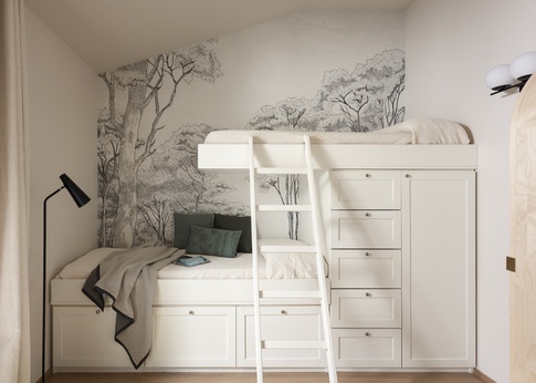 Cameretta Bambini in stile glamour di 9 di NOMADE ARCHITETTURA