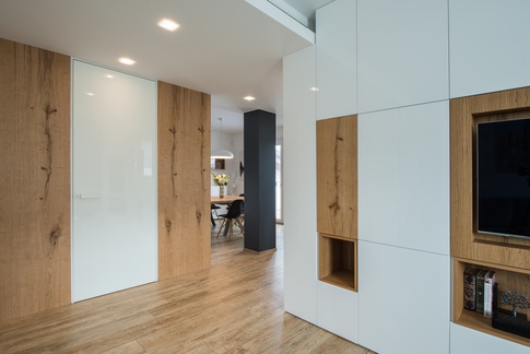 Soggiorno in stile contemporaneo di 50 di L2 architecture + interior design