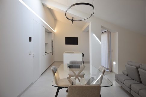 Open Space in stile contemporaneo di 54 di C+C Cucuzza Cavallaro Architetti