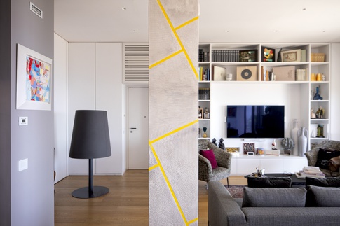Open Space in stile contemporaneo di 45 di Valentina Garraffa architetto light designer Open Space in stile contemporaneo di 45 di Valentina Garraffa architetto light designer