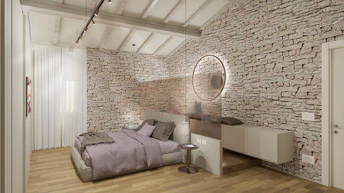 Camera da Letto in stile moderno di 23 di MICHELE VOLPI STUDIO INTERIOR DESIGN