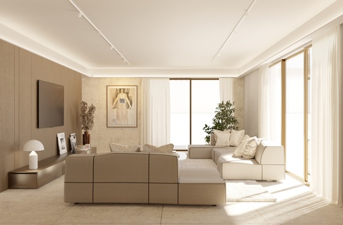 Soggiorno in stile contemporaneo di 45 di EmmePi Architettura Soggiorno in stile contemporaneo di 45 di EmmePi Architettura