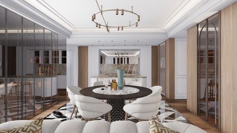 Open Space in stile classico di 30 di Salvatore Sito Interior Designer Open Space in stile classico di 30 di Salvatore Sito Interior Designer